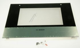 Glass Plate For Oven - 20005566 Glass Front Panel For 60cm Appliances Black [Bosch Siemens]