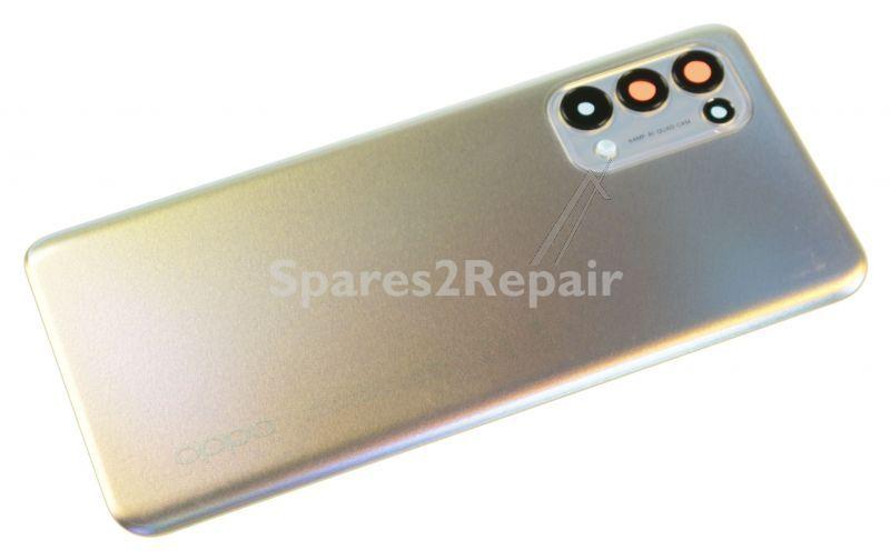 Oppo Battery Compartment Lid - 4906011 Battery Cover Reno5-find X3 Lite Silver-galactic Silver Overseas Ce Logo