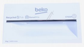 Detergent Dispenser Cover - 1408804053 C00897623 Drawer Panel [Arcelik]