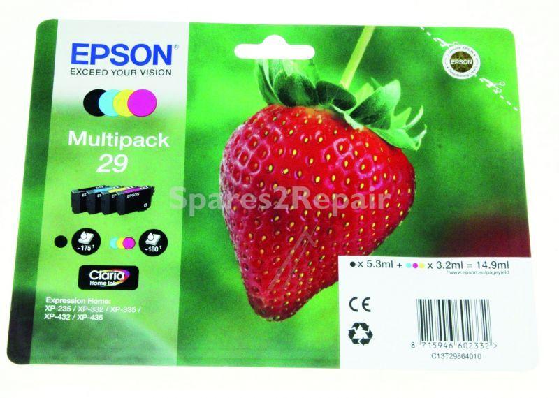Epson Cartridge - 29 C13t29864010 Ink Cartridge Multipack Cmyk 14 9ml
