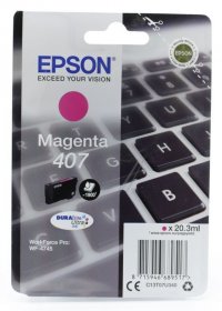 Epson Cartridge - 407 C13t07u340 Ink Cartridge Magenta 20 3ml