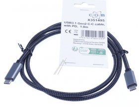 Compatible Usb connector - 240w 20gbps Usb-c Cable Black With Power Delivery 1m