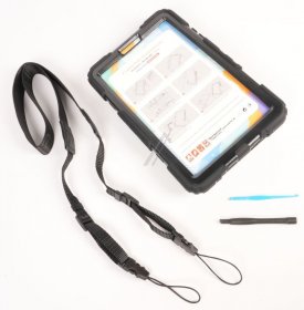 Xccess Leather Bag Gsm - 57570 Xccess Survivor All-round Case Samsung Galaxy Tab A9-a11 8 7 Black (screenless)