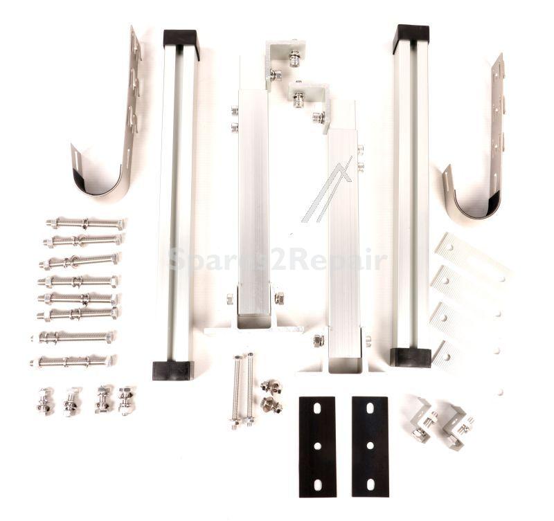 Schwaiger Fixings And Brackets - Solar Sogm0200 Railing Bracket For Solar Module 0-30° Adjustable Silver-colored