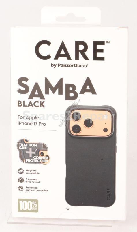 Panzerglass Leather Bag Gsm - Cr37427 Care By Panzerglass Fashionable Case Samba Black W Magsafe Iphone 17 Pro