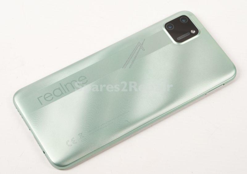 Realme Battery Compartment Lid - 4904660 Back Cover Rmx2185 206a3 Green With Silk Only For Realme Wt