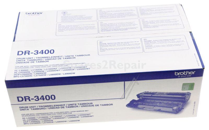 Brother Drum Assembly - Dr3400 Drum Unit Black 50k
