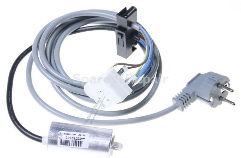 Mains Power Lead - 4622787300 C00915459 Equipped Supply Cord Eu Pz 75 E1b 2 4m [Arcelik]