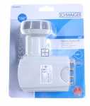 Schwaiger Quadruple Lnb - Quattro Lnb: 40mm, Hellgrau