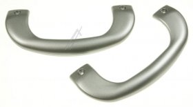 Fridge Door Handles - 42152592 Door Handle Kit Classic (bnd Gray Pain ) [Vestel]