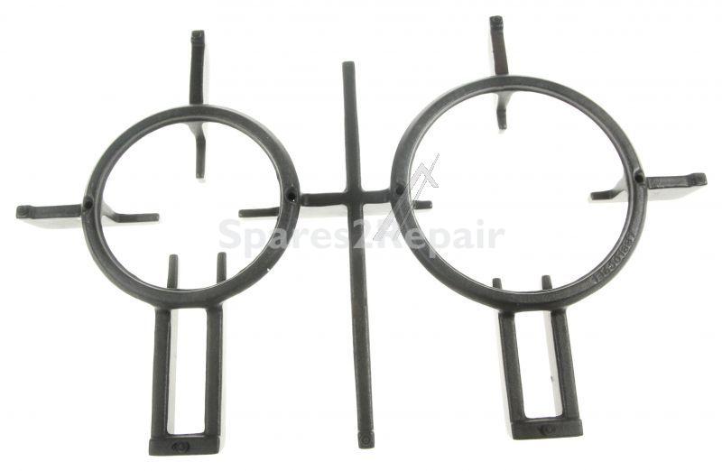 Cooker Pan Support - C00288679 482000088570 Cast Iron Pan Grid Left Ftgh750 [Whirlpool Indesit]