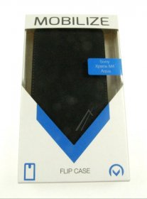 Mobilize Leather Bag Gsm - 22194 Mobilize Ultra Slim Flip Case Sony Xperia M4 Aqua Black