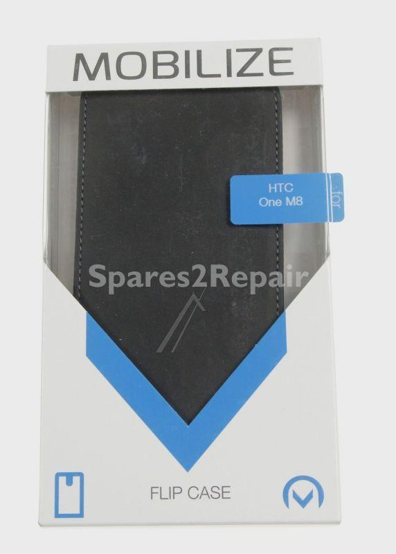 Mobilize Leather Bag Gsm - 21248 Mobilize Ultra Slim Flip Case Htc One M8-m8s Black