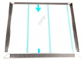 Metal Grease Trap - 00672203 Metal-mesh Grease Filter [Bosch Siemens]