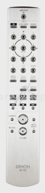 Sound United Remote Control - 30701012000ad Rem Control Rc-1179 Dcd2020ae-pma2020ae