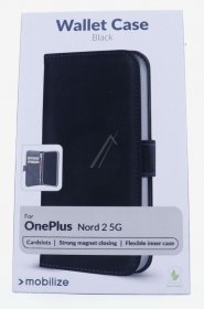 Mobilize Leather Bag Gsm - 27334 Mobilize Classic Gelly Wallet Book Case Oneplus Nord 2 5g Black
