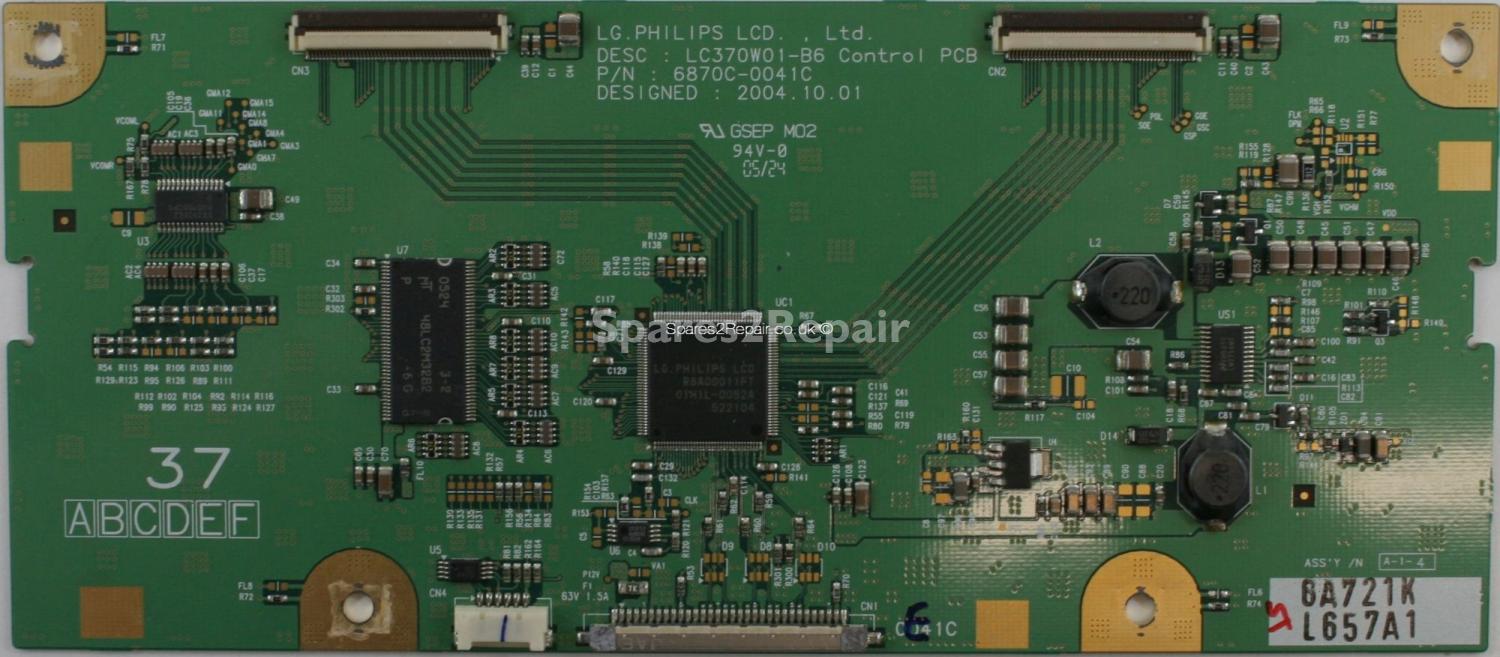 Atec AV370W - LVDS - 6871L-0657A - 6870C-0041C - LC370W01-B6 Control PCB