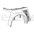 Panel - 140199756010 Cover Right Grey [Electrolux Aeg]