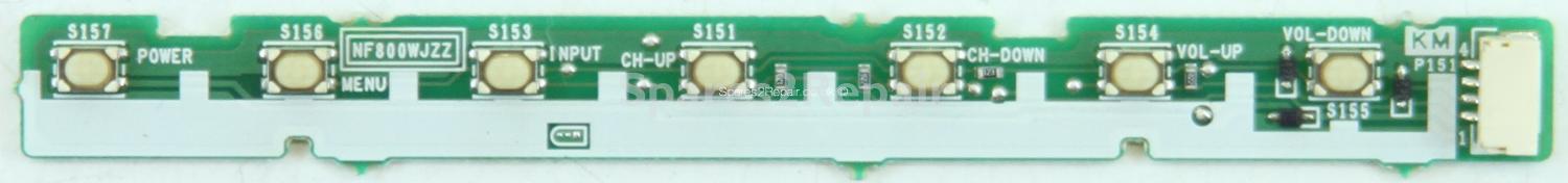 Sharp LC-60LE741E - Buttons - NF800WJZZ - KF800