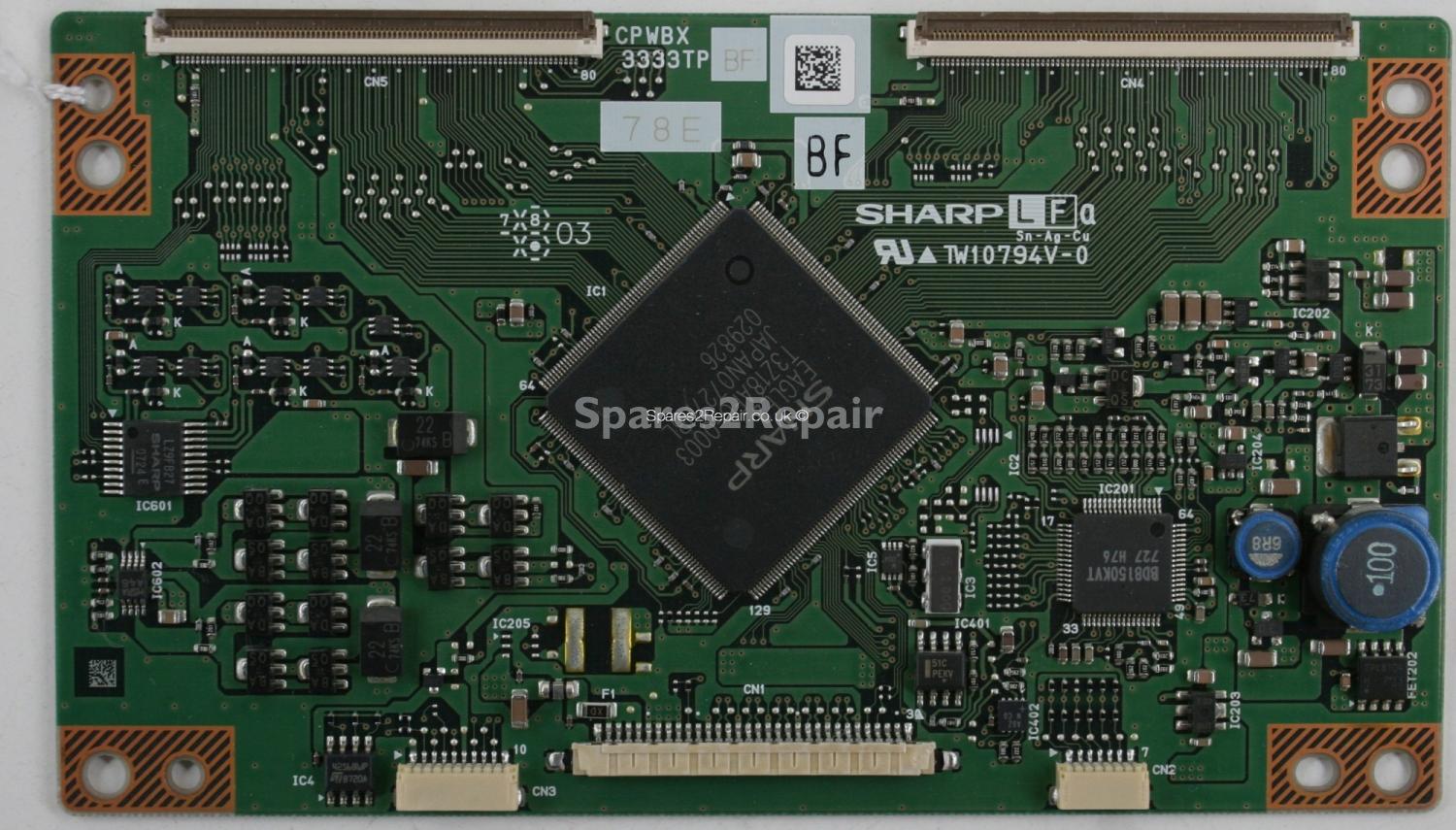 Sharp LC26AD5E-BK - T-Con - CPWBX3333TP BF